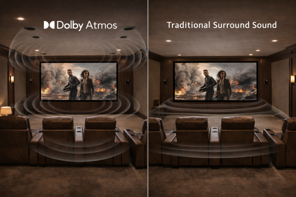 Why Homeowners Are Choosing Dolby Atmos Home Theater Over Traditional Surround Sound